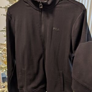 Fila Women's Zip-Up Black Sweater